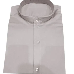Muestra de camisas de vestir para uniforme de oficina: camisas de vestir corporativas con logotipo bordado personalizado.