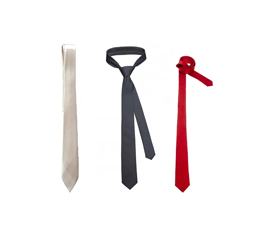 Corbatines de Vestir Unisex 1 Corbatines de vestir unisex regulables en color negro y blanco para uniformes corporativos de empresas, gastronomía y hotelería de lujo.