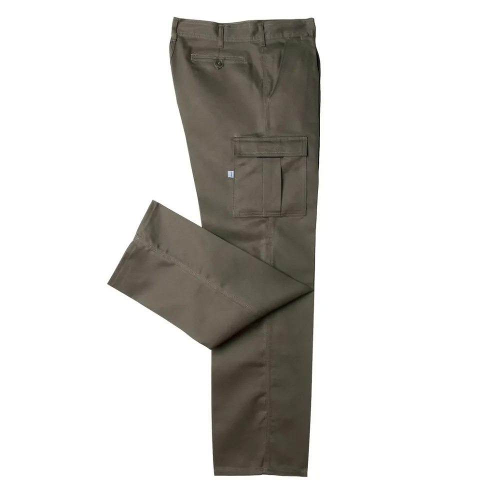 Pantalon Cargo 1 Pantalones cargo unisex de trabajo por mayor con múltiples bolsillos y costuras reforzadas para uniformes operativos de logística y empresas.
