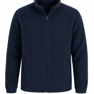 Campera polar unisex con bolsillos para uniforme de empresas y ropa de trabajo personalizada con logo bordado