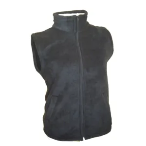 Chaleco polar con bolsillos unisex de micropolar para uniforme de empresas y ropa de trabajo personalizada con logo bordado