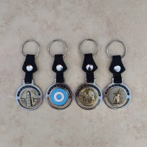 Llaveros de cuero con metal en motivos de Tango y Gaucho surtidos para souvenirs de turismo y regalos empresarios corporativos.