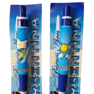 Bolígrafos de Argentina motivos diversos en modelos varios con diseños regionales típicos para souvenirs de turismo y regalos empresarios corporativos.