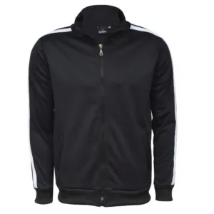 Campera deportiva lisa y combinada para uniforme de empresas y ropa de trabajo personalizada con logo bordado