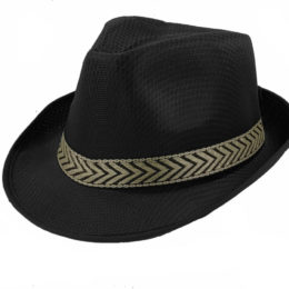 Sombrero tipo tango fedora cotillon