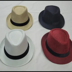 Sombrero fedora tela poliester modelos y colores varios para regalos empresarios, acciones promocionales y eventos corporativos de empresas.