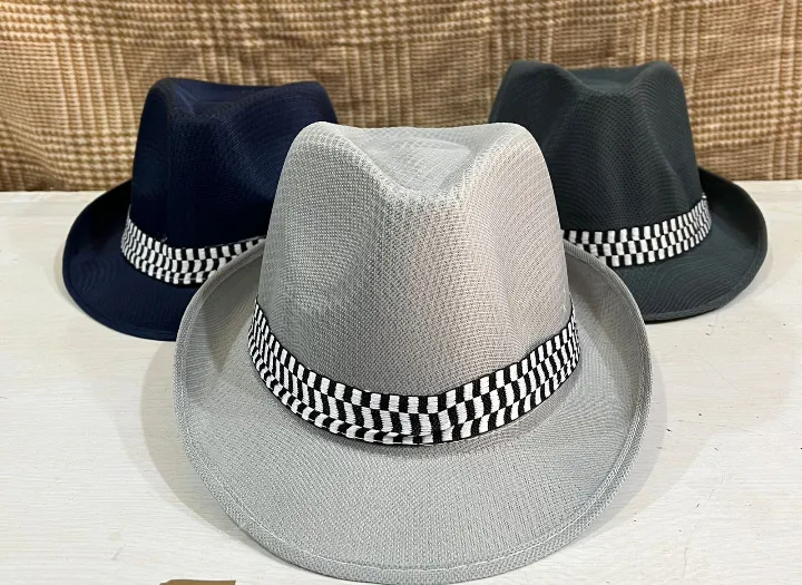 Sombrero tango fedora cotillon 1 Sombrero tipo tango fedora cotillon en colores varios apto para publicidad, regalos de marcas y todo tipo de eventos corporativos festivos.