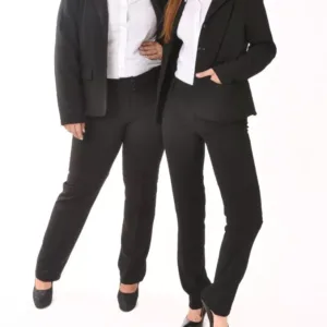 Trajes de vestir para mujer para uniforme de empresas por mayor con conjuntos coordinados de chaqueta entallada y pantalón sastrero.