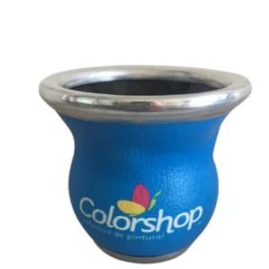 Mates forrados personalizados por mayor. Modelos en vidrio o calabaza. Grabado láser o full color. Regalos empresarios con envíos a todo el país.