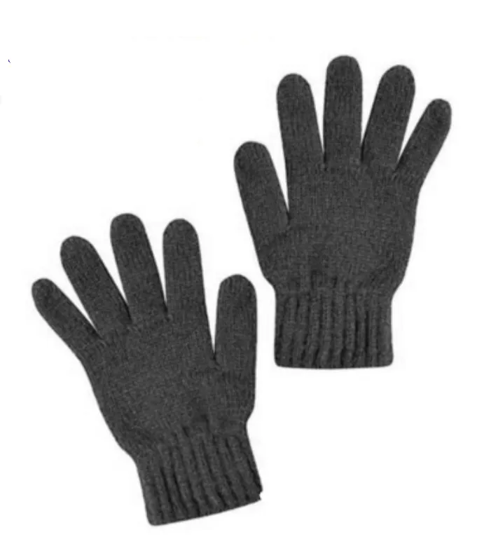 Guantes de Lana 1 Guantes de lana por mayor en varios colores y modelos lisos o con dibujos para stock de locales de ropa y abrigo corporativo de invierno.