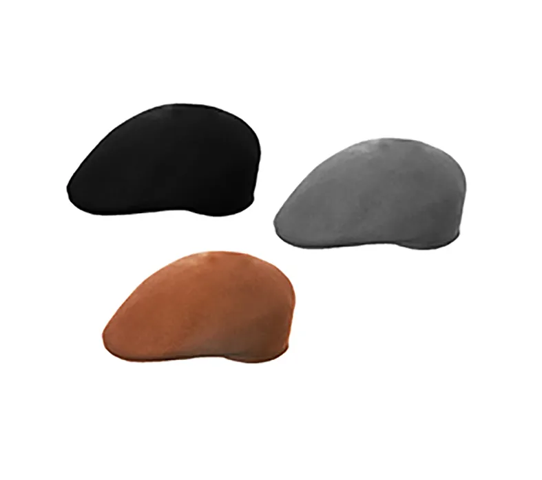 Boina o Gorra Inglesa de fieltro de lana 1 Boinas o gorras inglesas de fieltro de lana tipo golf por mayor personalizadas con logo bordado para uniformes y regalos empresarios de empresas.