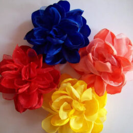 Aplique para cabello de Flores
