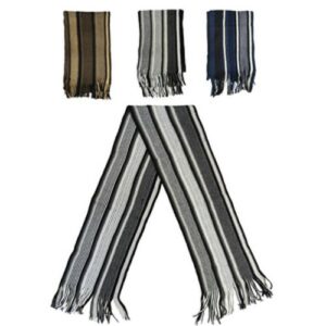 Bufandas unisex rayadas