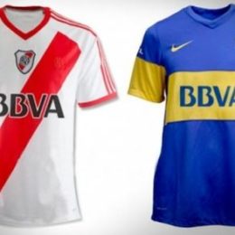 Camisetas de River / Boca con logo