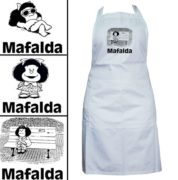 Delantal Mafalda Blanco