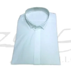 Camisa para hombre cuello palomita manga larga color blanco para uniforme de esmoquin y hotelería de gala personalizada