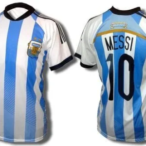 Camiseta de Argentina con logo tipo publicitaria para uniformes de empresas, ropa de trabajo y souvenirs de recuerdos argentinos.