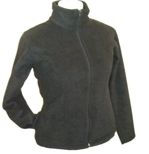 Campera Polar para mujer 1 Campera polar para mujer de micropolar entallada para uniforme corporativo y ropa de trabajo personalizada con logo bordado
