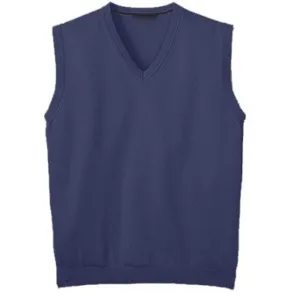 Chalecos de lana para uniforme tejidos de punto en color clásico para uniforme corporativo de oficinas y ropa de trabajo con logo bordado