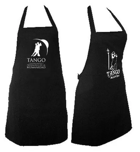 Delantales de Cocina Tango 1 Delantales de cocina de Tango Argentino y Gaucho regionales en varios modelos para souvenirs de turismo y regalos corporativos empresarios de empresas.