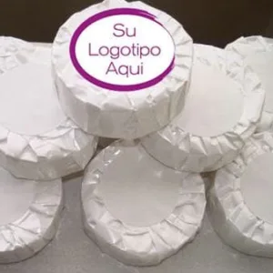 Jabones personalizados con logo corporativo por mayor para regalos empresarios, hotelería y souvenirs de empresas.