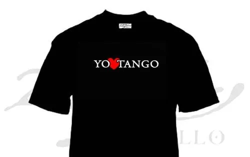 ZC20 Yo Amo al Tango 1 Musculosa de tango Yo Amo al Tango con diseño estampado, souvenir regional de turismo argentino y regalos empresarios corporativos de empresas.