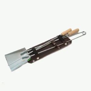 Juego de asador pinza atizador y pala grande de hierro en modelos varios regionales para souvenirs de turismo y regalos empresarios.
