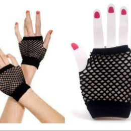 Guantes de red cortos