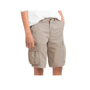 Bermudas cargo de gabardina con bolsillos por mayor para uniformes operativos de empresas y ropa de trabajo de verano.