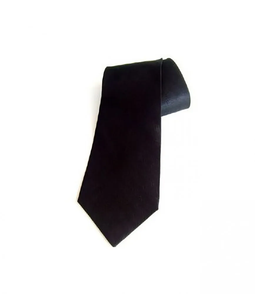 Corbatas de Vestir unisex 1 Corbatas de vestir unisex en colores blanco y negro para uniformes de empresas, personal de recepción, hotelería y seguridad corporativa.