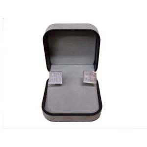 Gemelos con logo personalizados por mayor con estuche opcional para regalos empresarios elegantes y souvenirs premium de empresas.