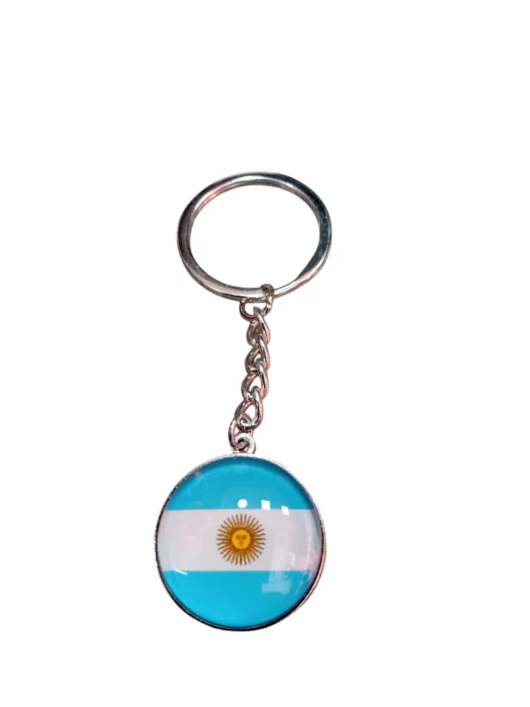 Llavero de Argentina metal 1 Llaveros de Argentina en metal con diseños regionales típicos para souvenirs de turismo y regalos empresarios corporativos.