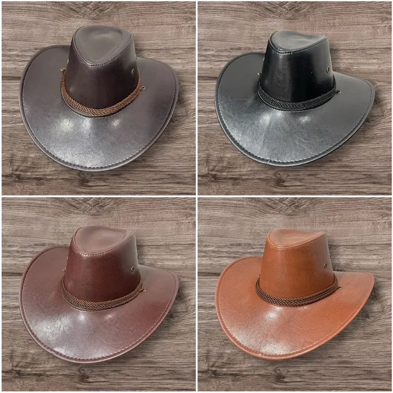 Sombrero Australiano 1 Sombrero australiano vaquero modelos varios en cuero ecológico y gamuzado para regalos empresarios, acciones de marcas y todo tipo de eventos corporativos.