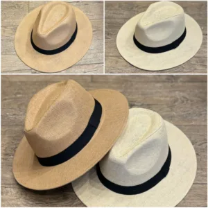 Sombrero panama simil colores varios con talle único regulable para regalos empresarios, acciones promocionales de marcas y todo tipo de eventos corporativos.
