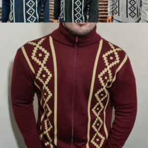 Campera de lana con guarda pampa en colores varios y talles S al XXL regionales para souvenirs de turismo y regalos empresarios corporativos de empresas.