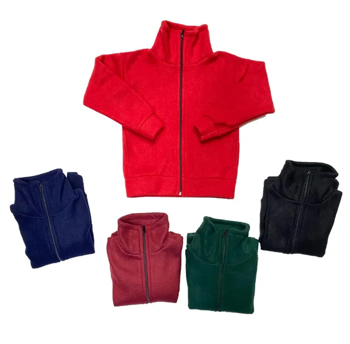 Camperas polar para chicos 1 Campera polar para chicos de micropolar escolar para uniforme de colegios, instituciones educativas y clubes con escudo o logo bordado