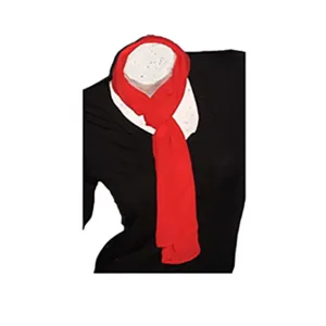 Chalinas de gasa para uniforme de empresa en colores negro, blanco, gris y rojo para personal administrativo, secretarias y recepciones corporativas.