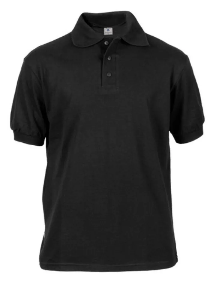 Chomba de piqué de algodón en colores corporativos para uniforme de empresas y ropa de trabajo personalizada con logo bordado
