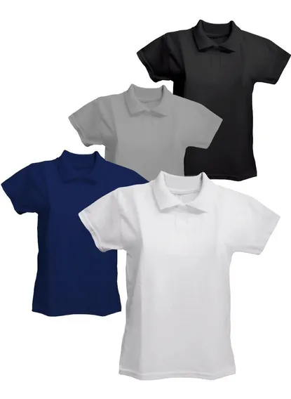 Chomba de pique para ñiños 1 Chombas de piqué para niños por mayor lisas y personalizadas con logo para uniformes escolares de colegios y clubes deportivos.