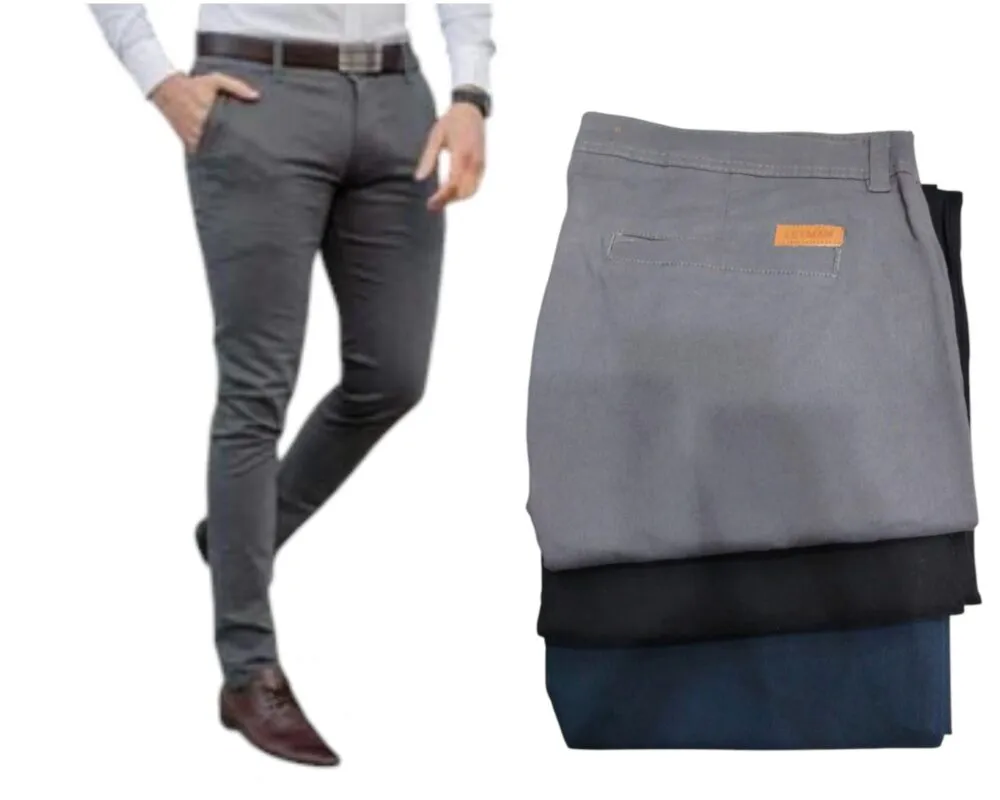 Pantalon de vestir hombre chupin 1 Pantalones de vestir para hombre chupín de gabardina por mayor para uniformes de empresas, personal de atención al público y recepciones.