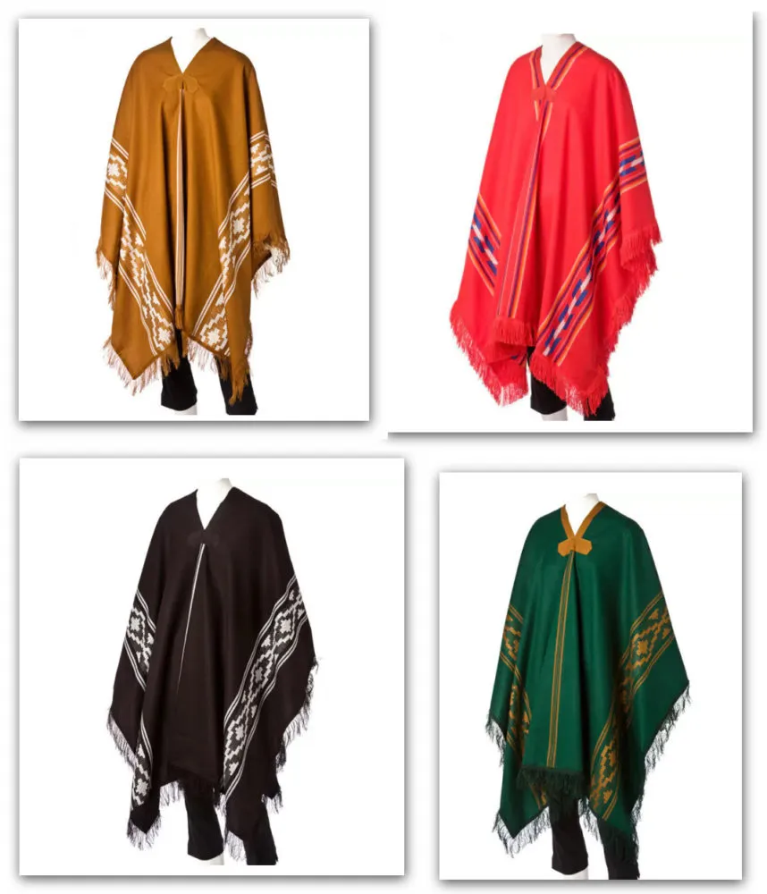 Ponchos livianos de campo 1 Ponchos livianos de campo en modelos varios para adultos y chicos tradicionales para souvenirs de turismo y regalos corporativos empresarios.