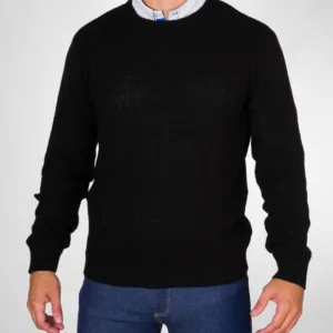 Pulóveres tejidos para hombre con cuello en V personalizados con logo bordado para uniformes de empresas.