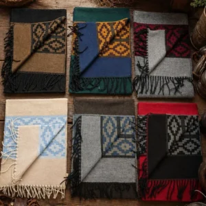 Bufandas guarda pampa reversible en colores varios y medidas de 35x1.80 cm regionales para souvenirs de turismo y regalos empresarios corporativos de empresas.