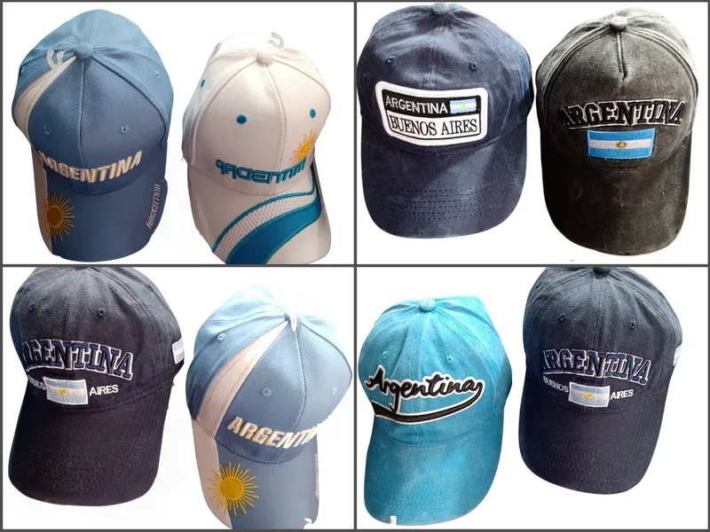 Gorra Argentina varias 1 Gorra de Argentina en varios modelos de diseño nacional para souvenirs de turismo y regalos corporativos empresarios de empresas.