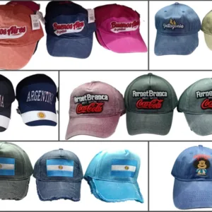 Gorras de Argentina en modelos varios de diseño nacional para souvenirs de turismo y regalos corporativos empresarios de empresas.