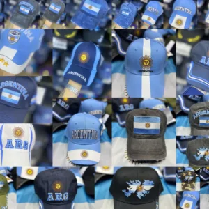 Gorras de Argentina Patria en modelos varios de diseño nacional para souvenirs de turismo y regalos corporativos empresarios de empresas.