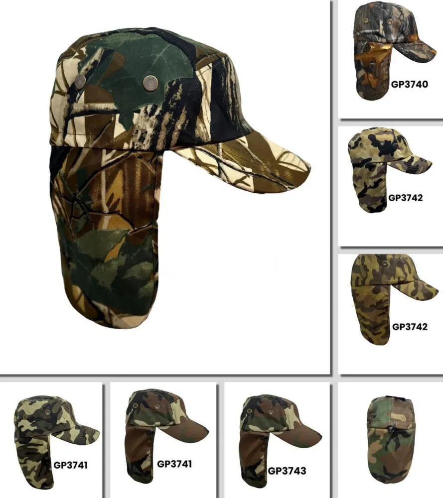 Gorros Legionarios camuflados 1 Gorros legionarios camuflados con cubre nuca para regalos empresarios, acciones promocionales de marcas y todo tipo de eventos corporativos de empresas.