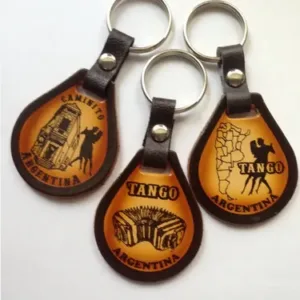 Llaveros cueroflex gotita con diseños regionales tradicionales para souvenirs de turismo y regalos empresarios corporativos de empresas.