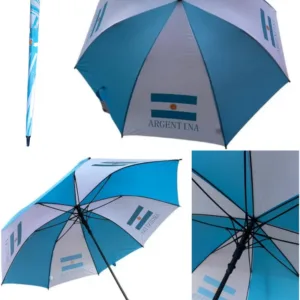 Paraguas de Argentina de diseño nacional regional para souvenirs de turismo y regalos corporativos empresarios de empresas.
