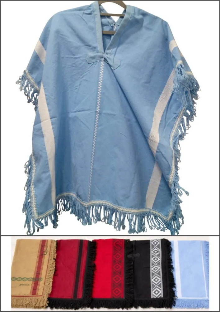 Ponchos para niños 1 Ponchos para niños livianos colores varios regionales para souvenirs de turismo y regalos empresarios corporativos de empresas.